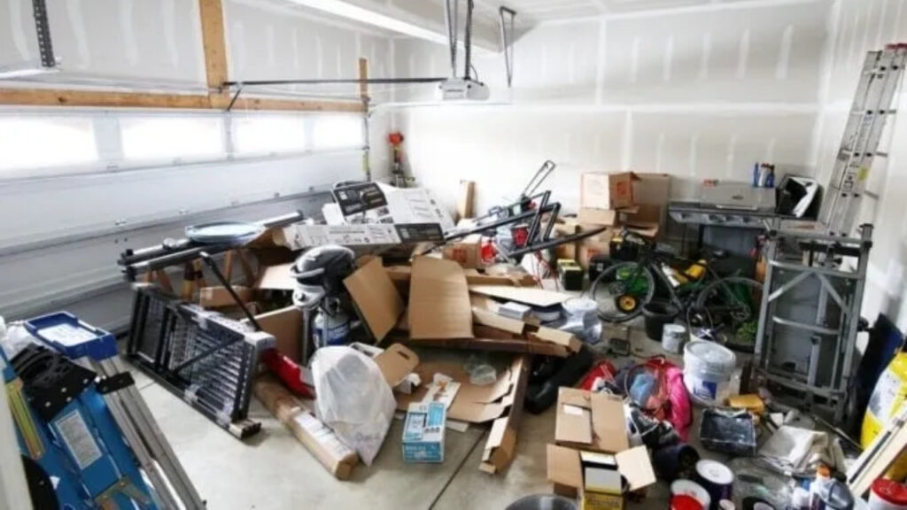 Costing of haul and organize a garage