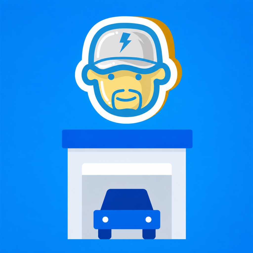 Garage Cleaning Guys & Organization logo representing an all in one garage solution for garage cleaning, organization, garage makeovers, painting, epoxy flooring, mini split installation, and storage solutions