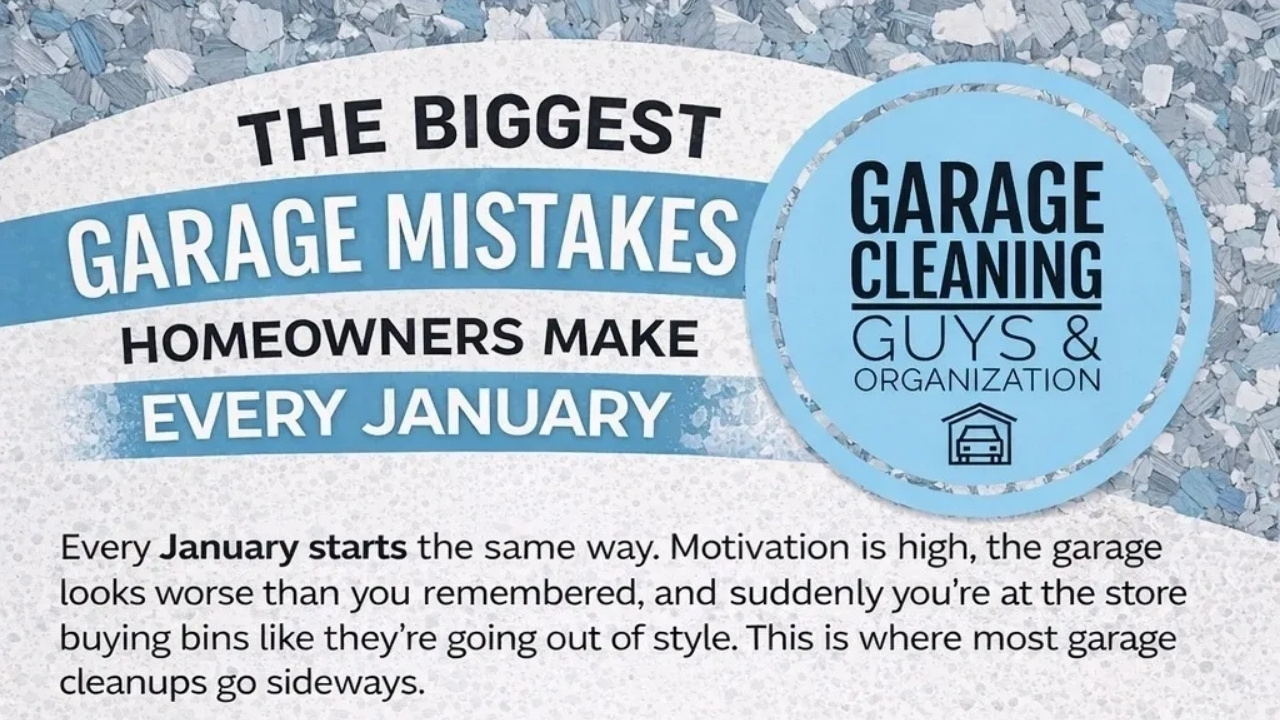 Garage mistakes homeowners make every January