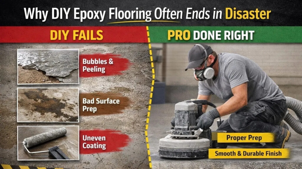 Does DIY Epoxy Flooring Often Ends in Disaster?