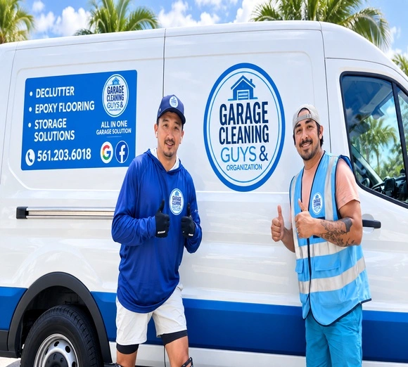 Garage remodeling team at work Team