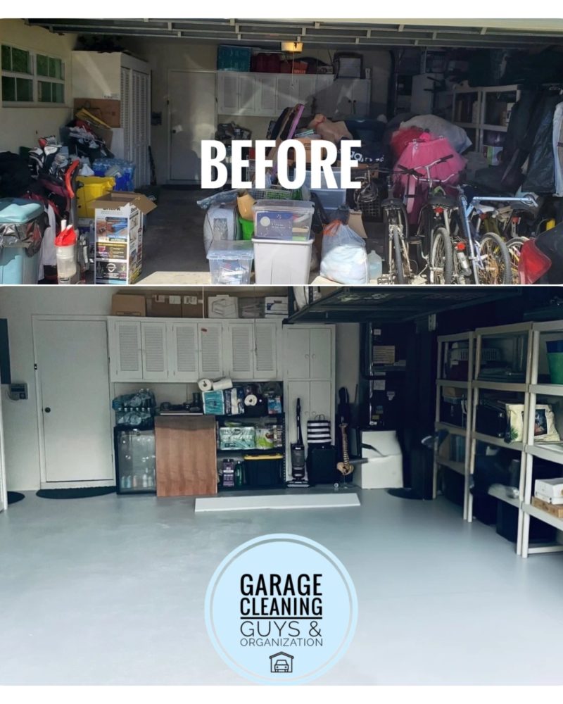 Garage Makover Cleaning and Garage Storage Optimization